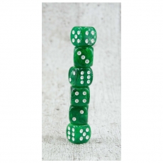 Kendi Games Würfel - Grün - Marmoriert - Würfelset - 6 x W6 296522