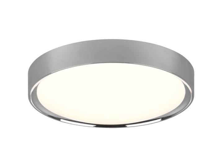 Deckenlampe Alys chrom Kunststoff 1600 lm B 33 cm - LED - Lichtfarbe: Warmweiss - LED Energiesparlampen