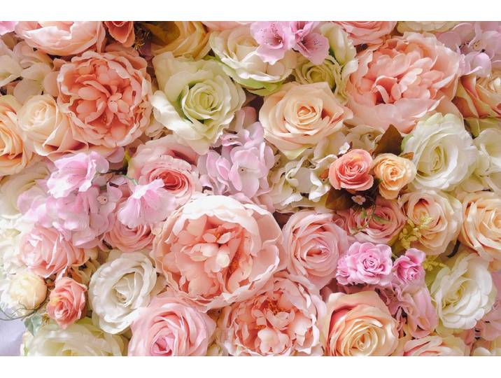 Fototapete PAPERMOON Rosen , bunt, B:4m L:2,6m, Vlies, Tapeten, Fototapete