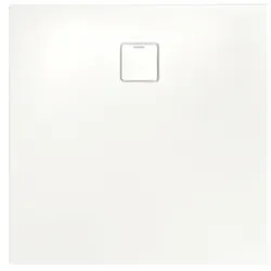 Kaldewei ALUVIA Duschwanne 325811111711 Rutschhemmend, Ablaufloch Ø 90 mm, 80 x 80 x 20 cm, alpinweiß matt