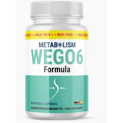 ORIGINAL Wego 6 Stoffwechsel Kapseln (90 Stk.) – Ergänzung für Ihr Abnehmziel