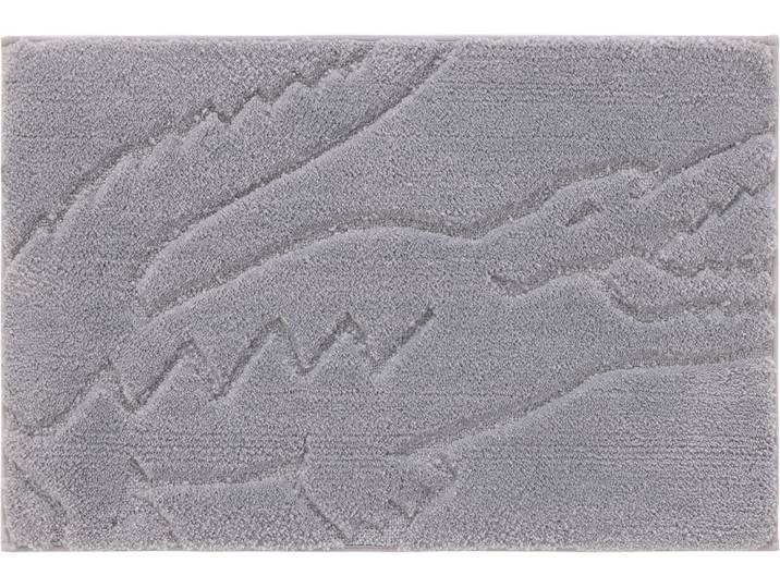 Badematte LACOSTE »LHERITAGE« , grau (microchip), H:20mm, Polyester, Badematten, Badematte, hochwertige Badematte in Grösse 50x80 cm