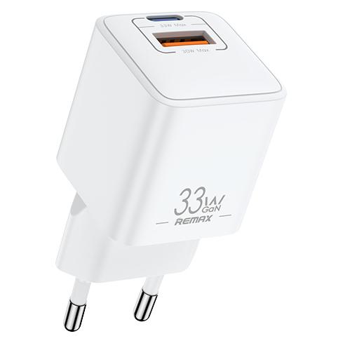 Remax Batt Series 33W PD+QC Multi-Compatible Fast Charger RP-U26 (33 W, 2 Ports) (RP-U26EU-White)