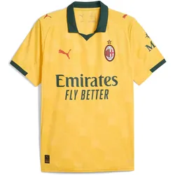 Puma, Herren, Fussballtrikot, ACM 3rd Jersey Replica (XL), Gelb, Grün