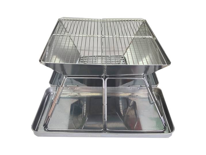 Poêle à bois de camping, brasero, chauffage au bois, portable, pliable, randonnée, barbecue, charbon de bois, support de gril