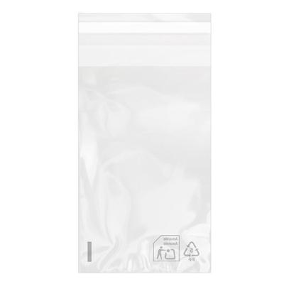 MONOUSO - Flachbeutel BOPP mit Falte Klebstoff 10x15cm G160 (100 Stück)