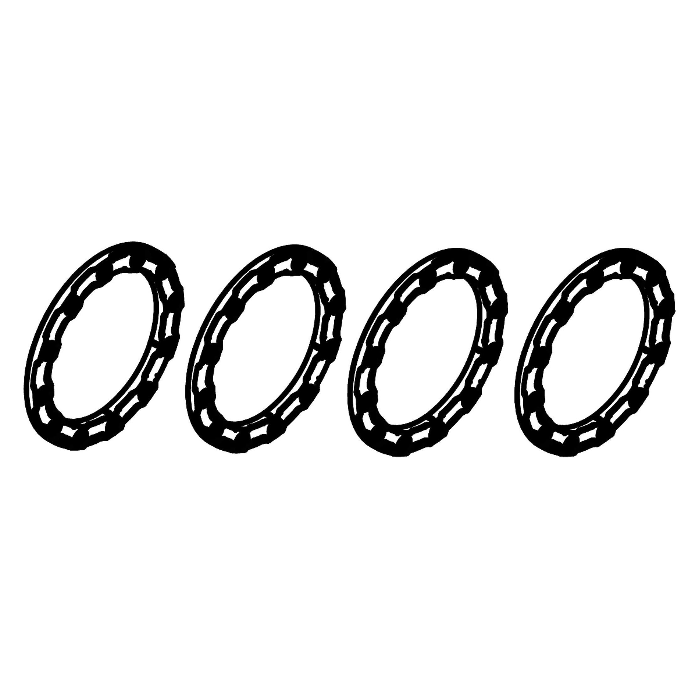 Amewi Felgen Ringe Chrom RCX10 (021-17223138)