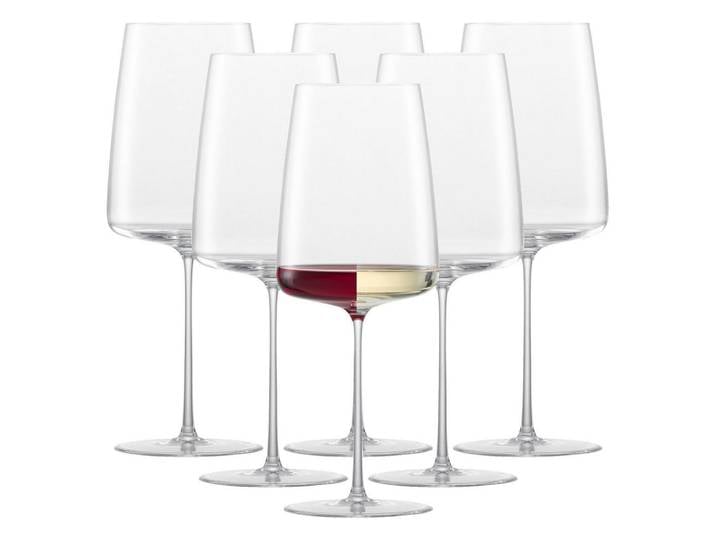 Zwiesel Glas Weingläser Fruchtig & Fein Simplify transparent 555 ml 6er Set, Transparent, Glas, Gläser, Weingläser