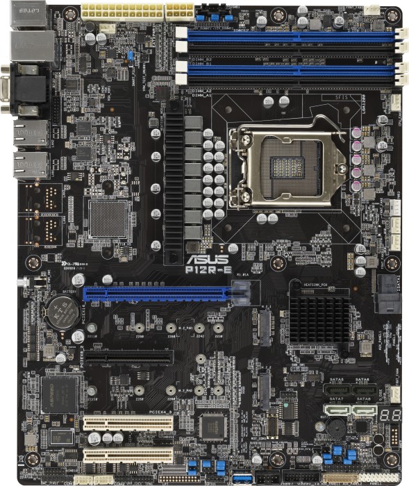 ASUS P12R-E ATX Workstation Mainboard Sockel 1200 für Xenon E, Pentium 90SB0A90-M0UAY0