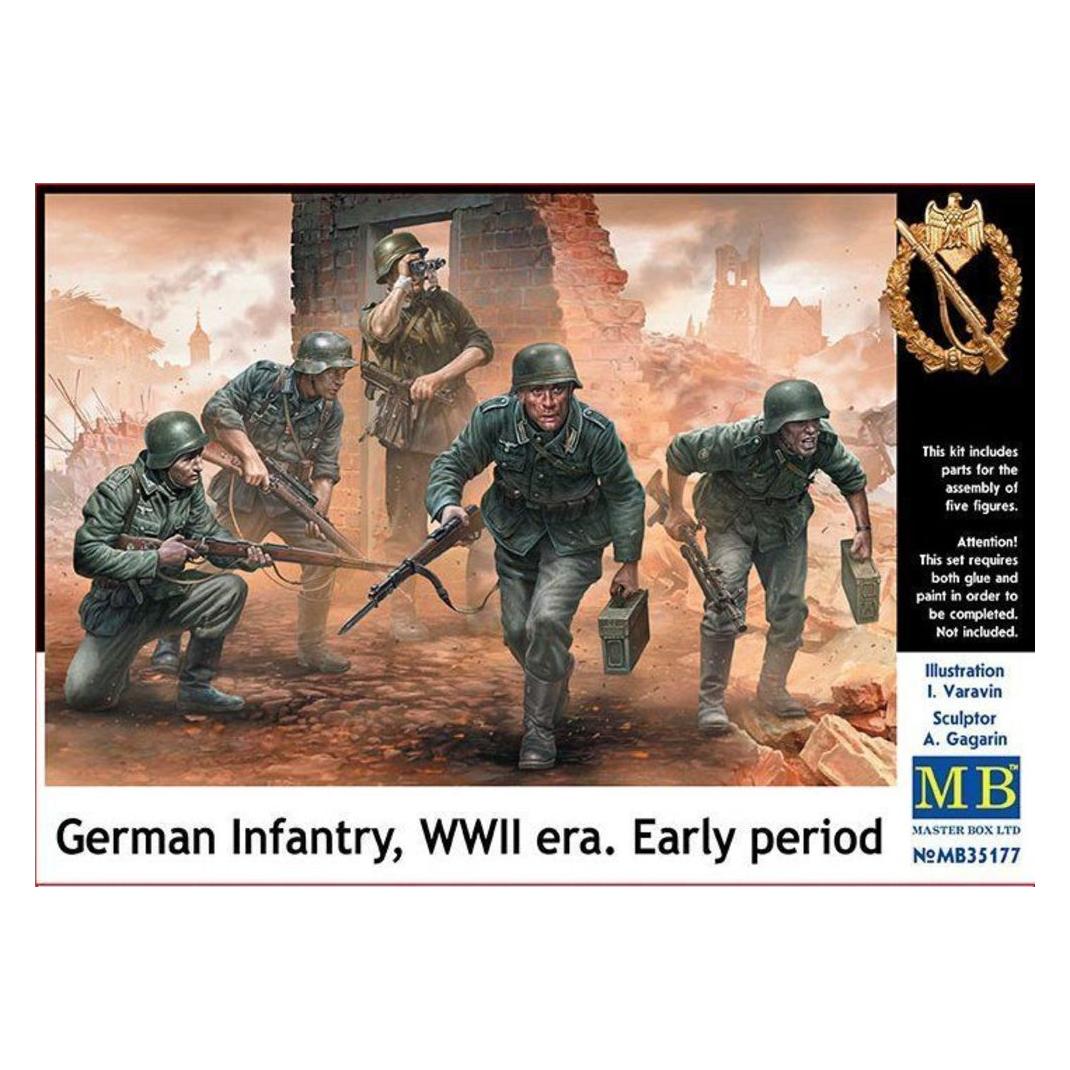 Master Box German infantry,WWII era. Early period (MB35177)