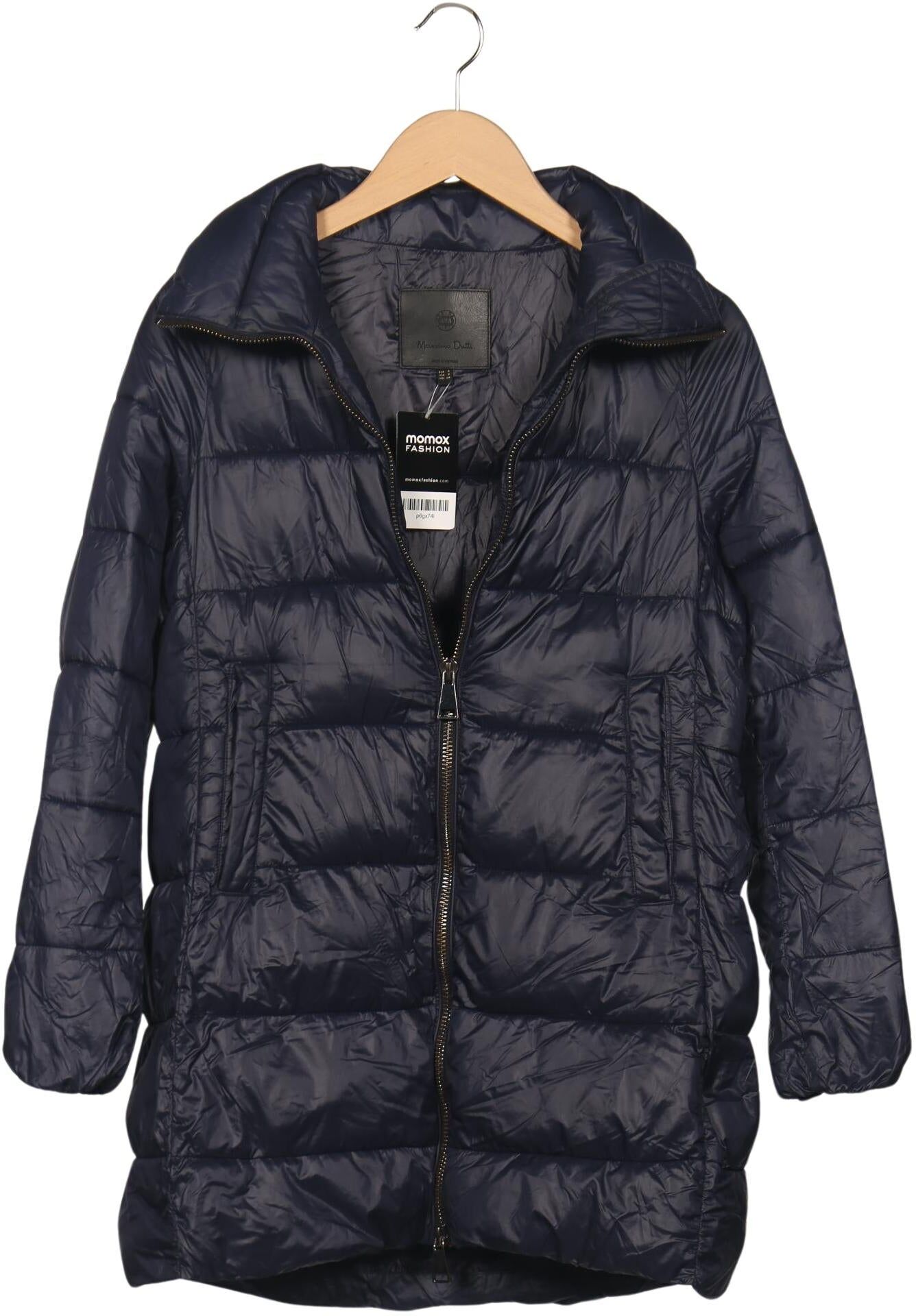 Massimo Dutti Damen Mantel, Marineblau, Gr. S, Tex / Membran / Synthetik - Second Hand