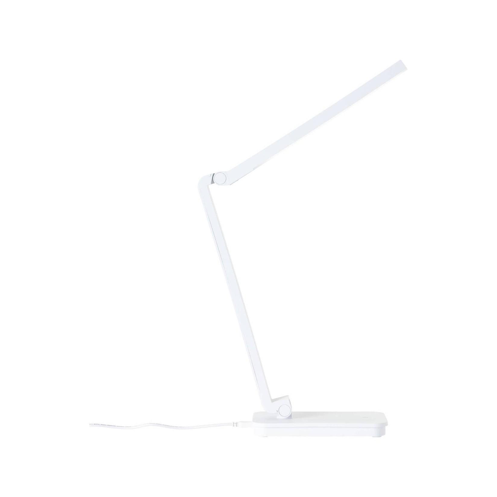 BRILLIANT Lampe Tori LED Tischleuchte weiß 1x 5W LED integriert SMD, 320lm, 5000K Mit Touchdimmer stufenlos dimmbar An zwei Gelenken in Höhe und Neigung einstellbar