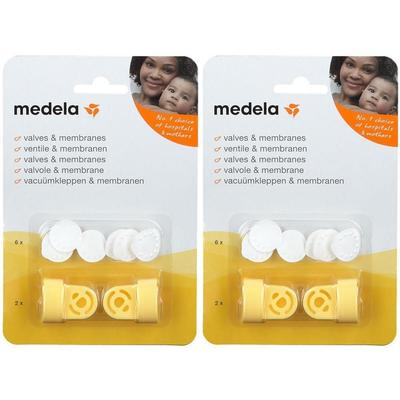 Medela Ventilkopf Membran Multi-Set 2x 2x1 St