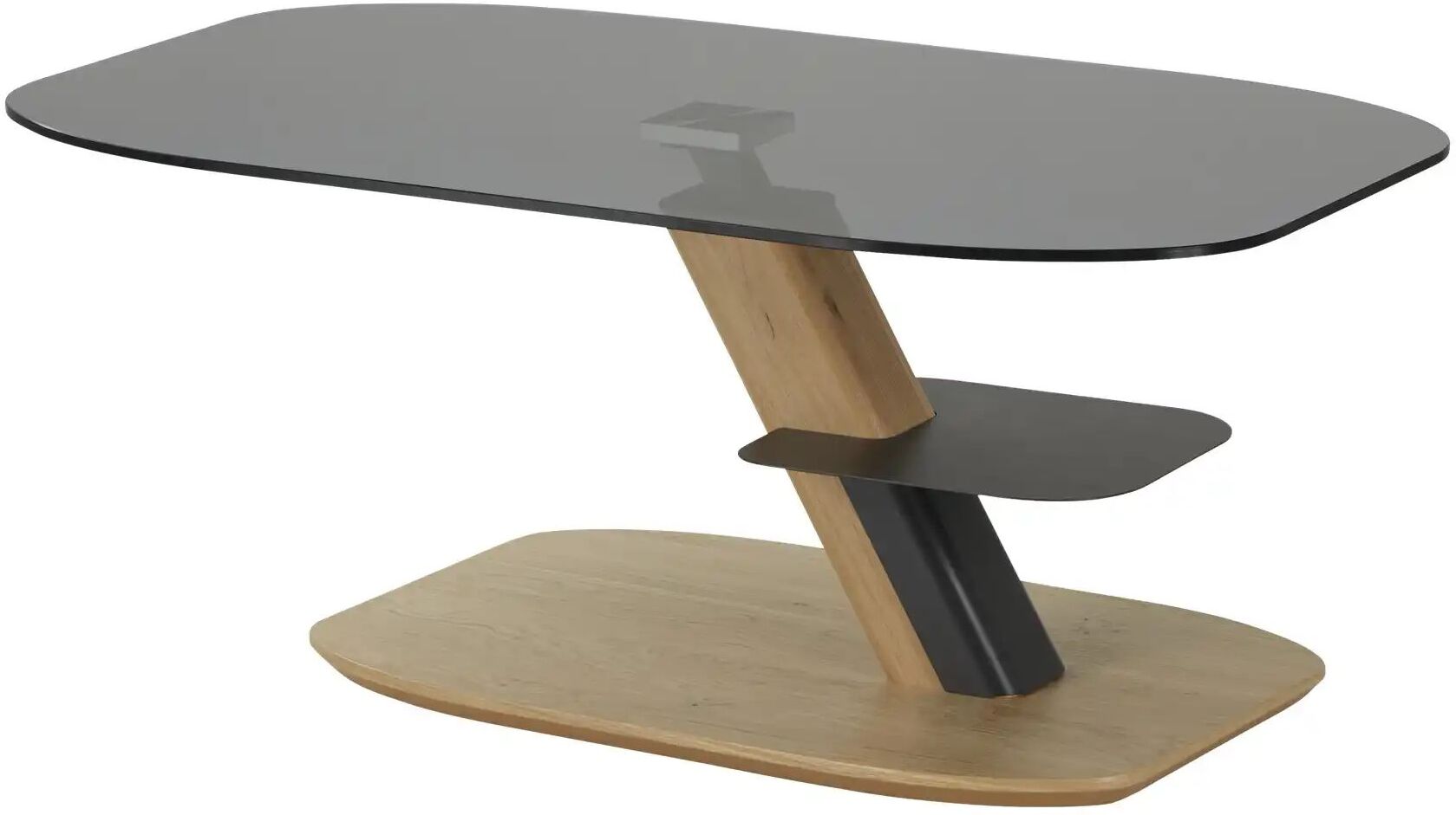 Höffner Couchtisch  Velbert ¦ grau ¦ Maße (cm): B: 65 H: 47
