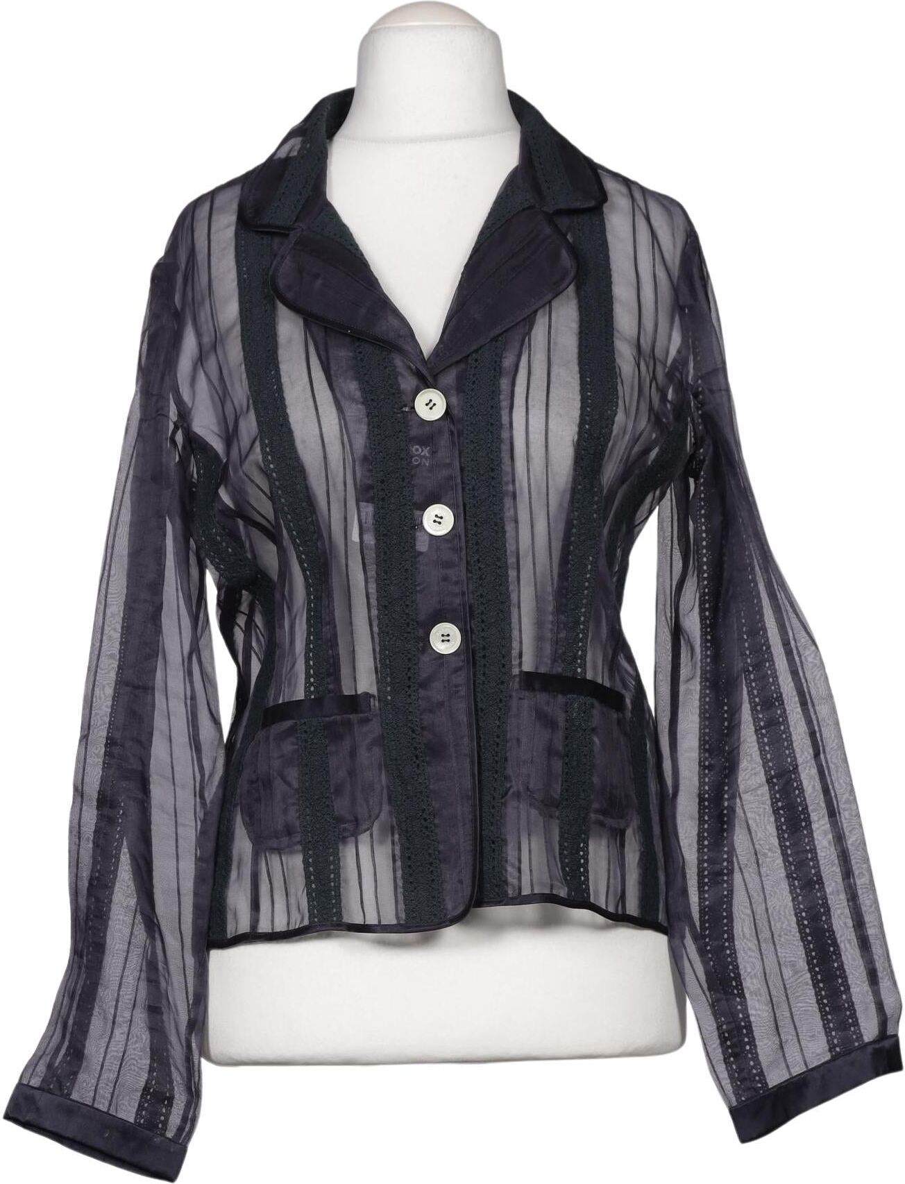 Ambiente Damen Bluse, Marineblau, Gr. M, kein / Etikett - Second Hand