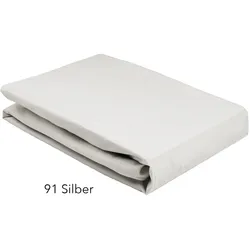 Elegante Spannbettlaken für Topper - 180-200cm 91 silber