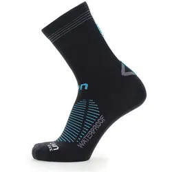 UYN Waterproof 115 wasserfeste Sportsocken black/turquoise 39-41