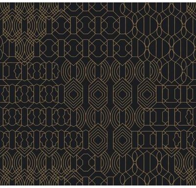 Antonina Vella Modern Chandelier Black Wallpaper