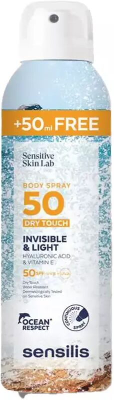 Sensilis Invisible & Light Body Spray Spf50+ 250 ml