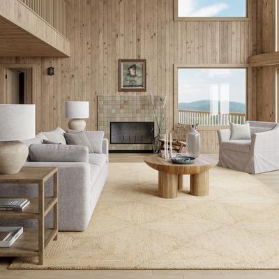 Nuloom Juniper Tiled Jute Area Rug