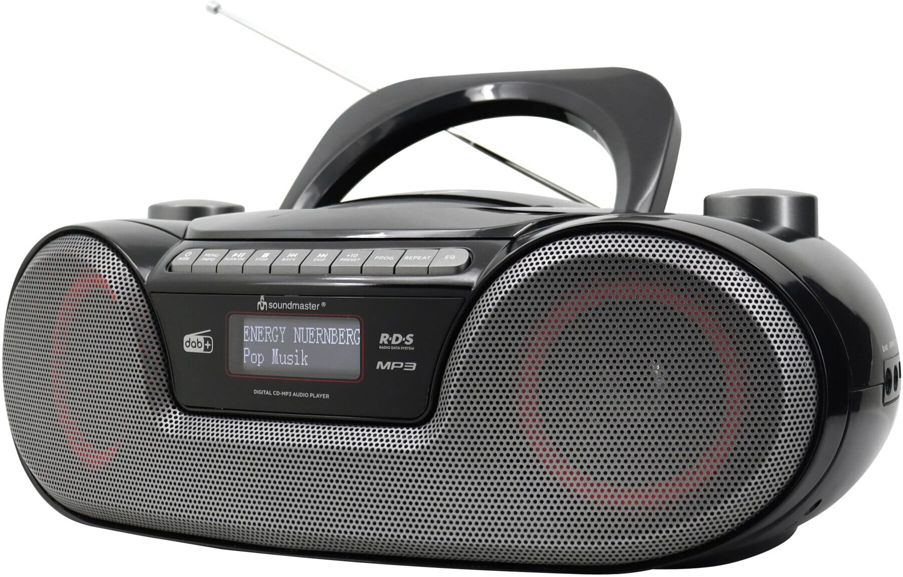 Soundmaster Boombox SCD8300SW CD MP3 USB schwarz)