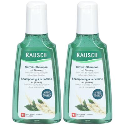 Rausch Coffein-Shampoo mit Ginseng 2x 2x200 ml Shampoo