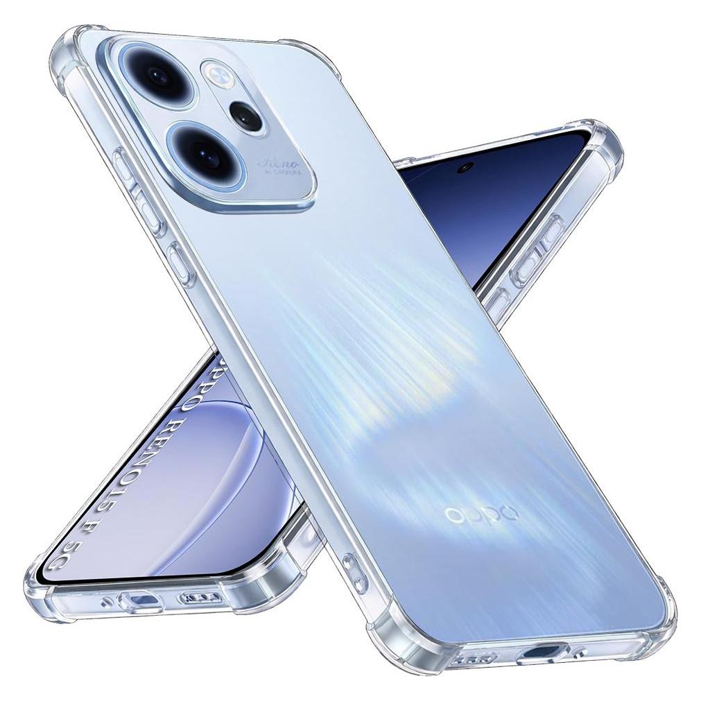Techsuit - Shockproof Clear Silicone - Oppo Reno 15F - Clear (Oppo Reno 15) (65895384)