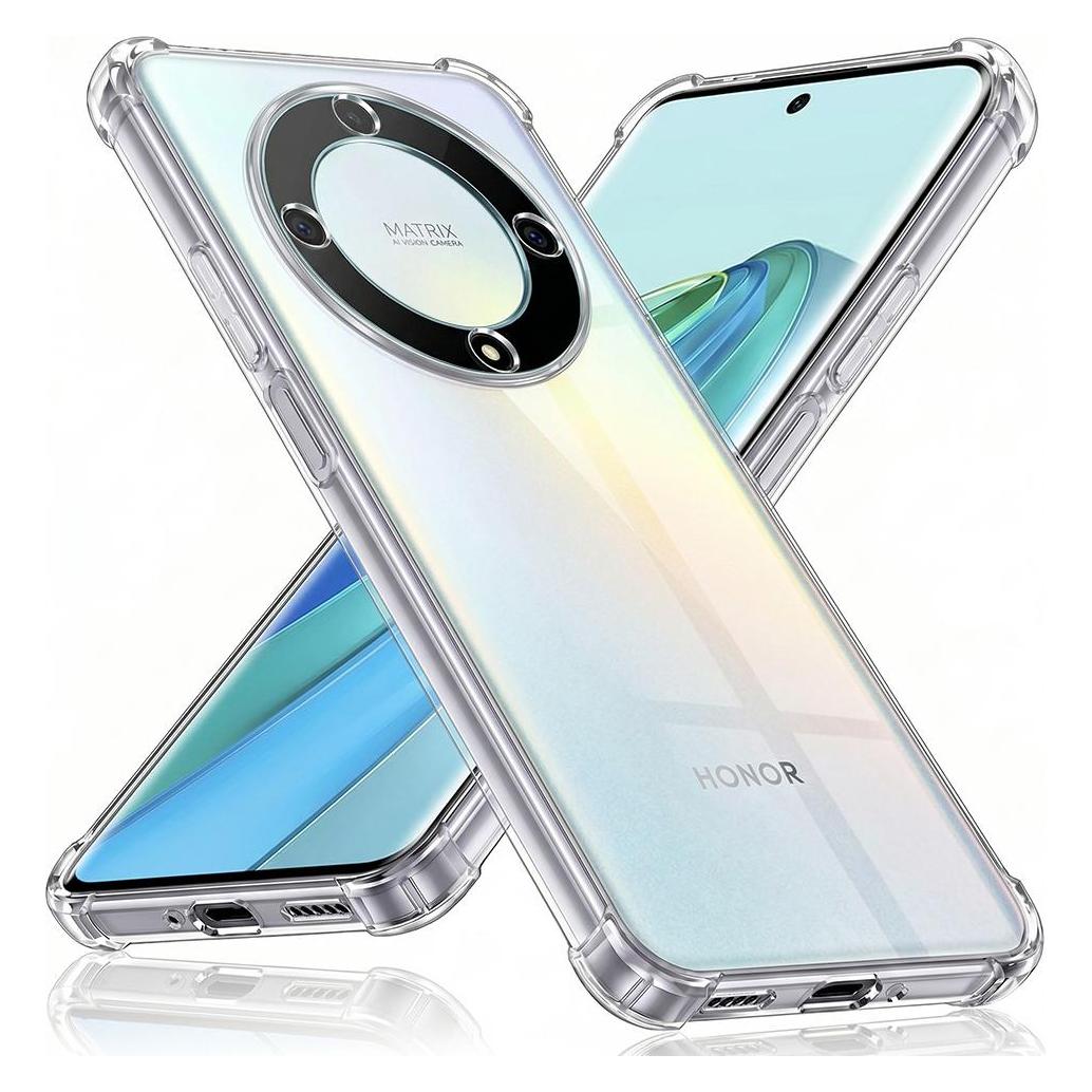 Techsuit - Shockproof Clear Silicone - Honor X9a - Clear (Honor X9A) (56344905)