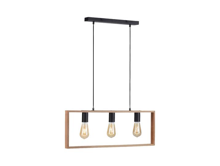 JUST LIGHT Pendelleuchte FRANKY , schwarz, 3, 1 Stk., Leuchten, ExklusiveE27, Pendelleuchte