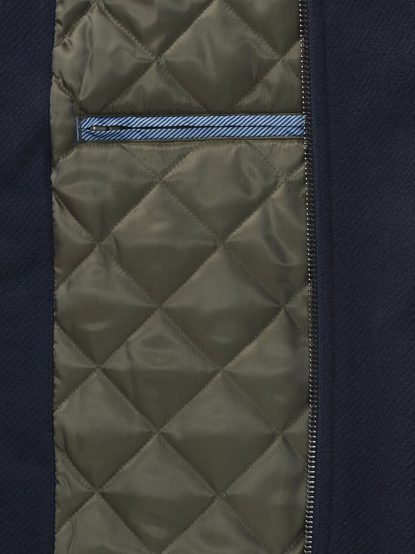 Walbusch Blouson aus Wollmischung, normale Größen#untersetzte Größen, Farbe Blau, 24, hochwertige Wollmischung zeitloses Design Herren