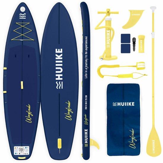 QuickShopping - Aufblasbares Touren-Set mit Paddleboard-Set mit Peddel, Vin, Leash, Pump und Rucksack für Erwachsene - Hohe Stabilität und Nachhaltigkeit