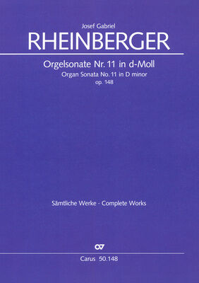 Carus Verlag Rheinberger Orgelsonate Nr. 11
