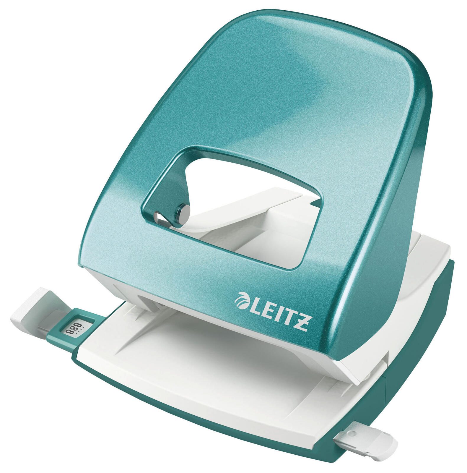 LEITZ Locher NeXXt 5008 WOW eisblau-metallic 50081051