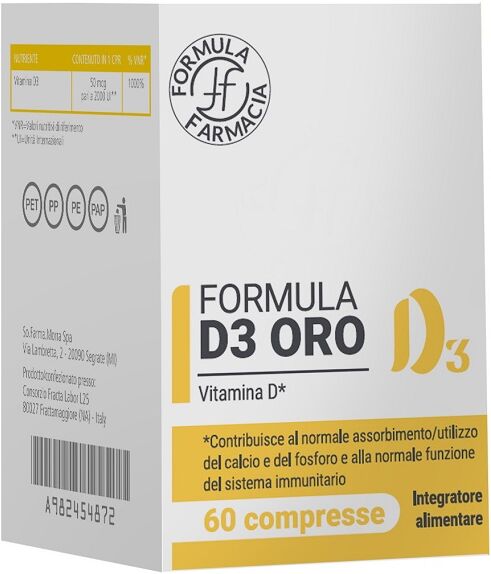 SO.FARMA.MORRA SpA Ff D3 Oro 60cpr