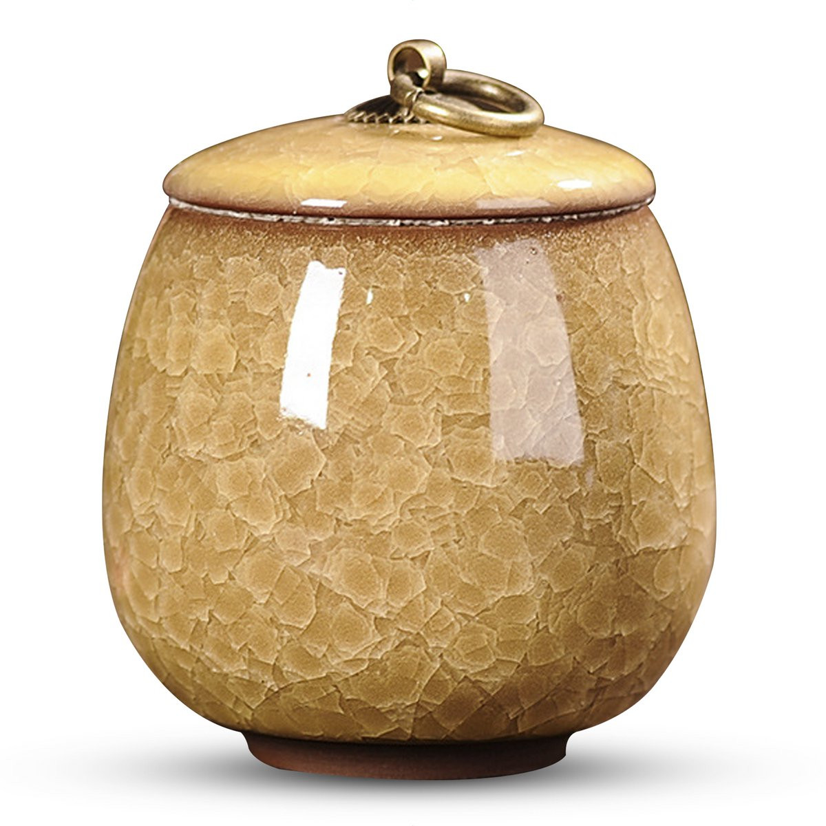 Luxe Urn Hemelwinkel Geel - 170 ml - Voor Huisdieren of Menselijk As