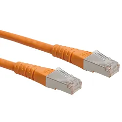 ROLINE Patchkabel Cat.6 (Class E) S/FTP (PiMF), orange, 7 m