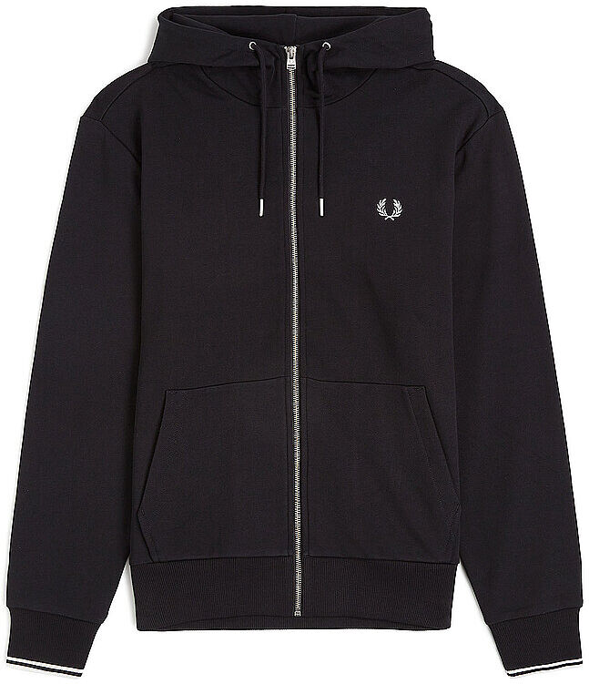FRED PERRY Sweatjacke  schwarz   L L