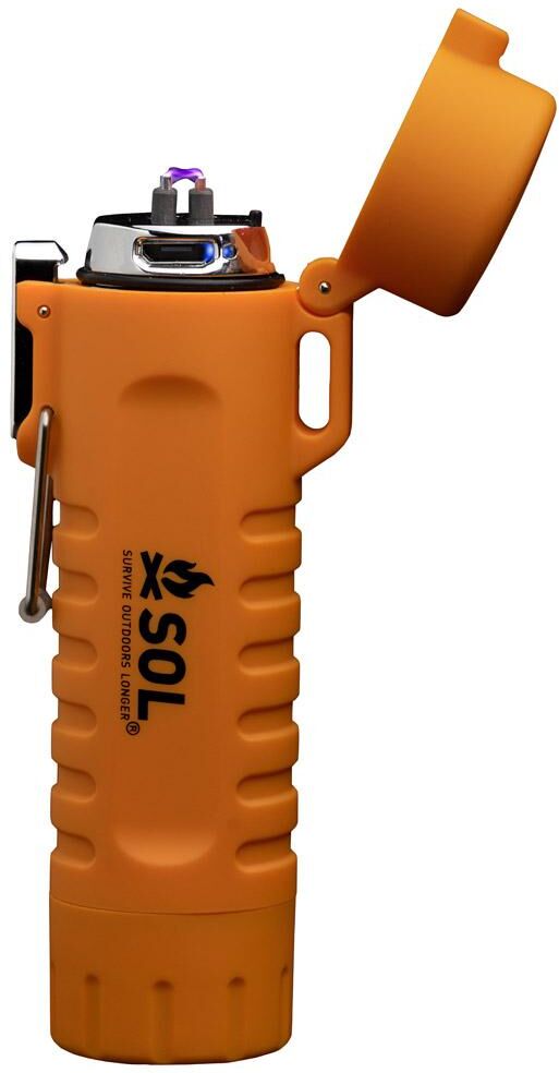 SOL  - Briquet Sans Gaz Orange - Briquet