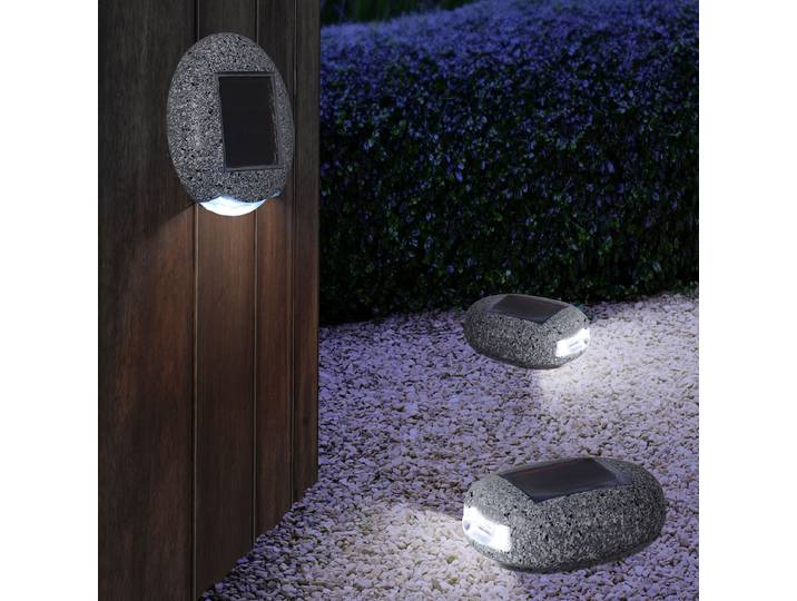 Solarleuchte 33997-3 7 x 2 x 9cm Grau