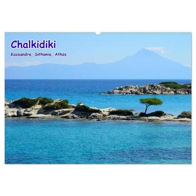 Chalkidiki: Kassandra, Sithonia, Athos (Wandkalender 2027 DIN A2 quer), CALVENDO Monatskalender