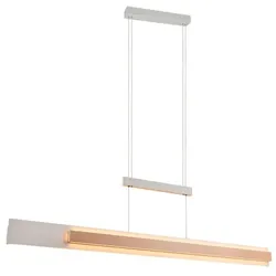 Musterring Leuchten LED-Pendelleuchte Rivera Alu, Eisen, Stahl & Metall Grau