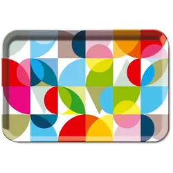 Remember Tablett Solena 22,5 x 33 cm Kunststoff Bunt S (Small)