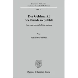 Der Geldmarkt der Bundesrepublik., Fachbücher von Volker Häselbarth