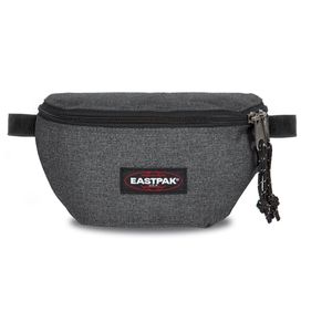 Eastpak Springer Black Denim, Nylon, Bauchtasche dunkelgrau, wasserabweisend, 2 Liter, Breite 23cm, 2 Fächer