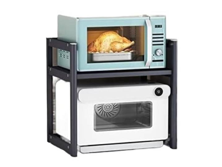 CVdrtyED Mikrowellenregal Mikrowellenständer, Mikrowellenregal, Aluminium-Arbeitsplatte, Reiskocher-Aufbewahrungsregal Küchenregal Stehend(55cm)