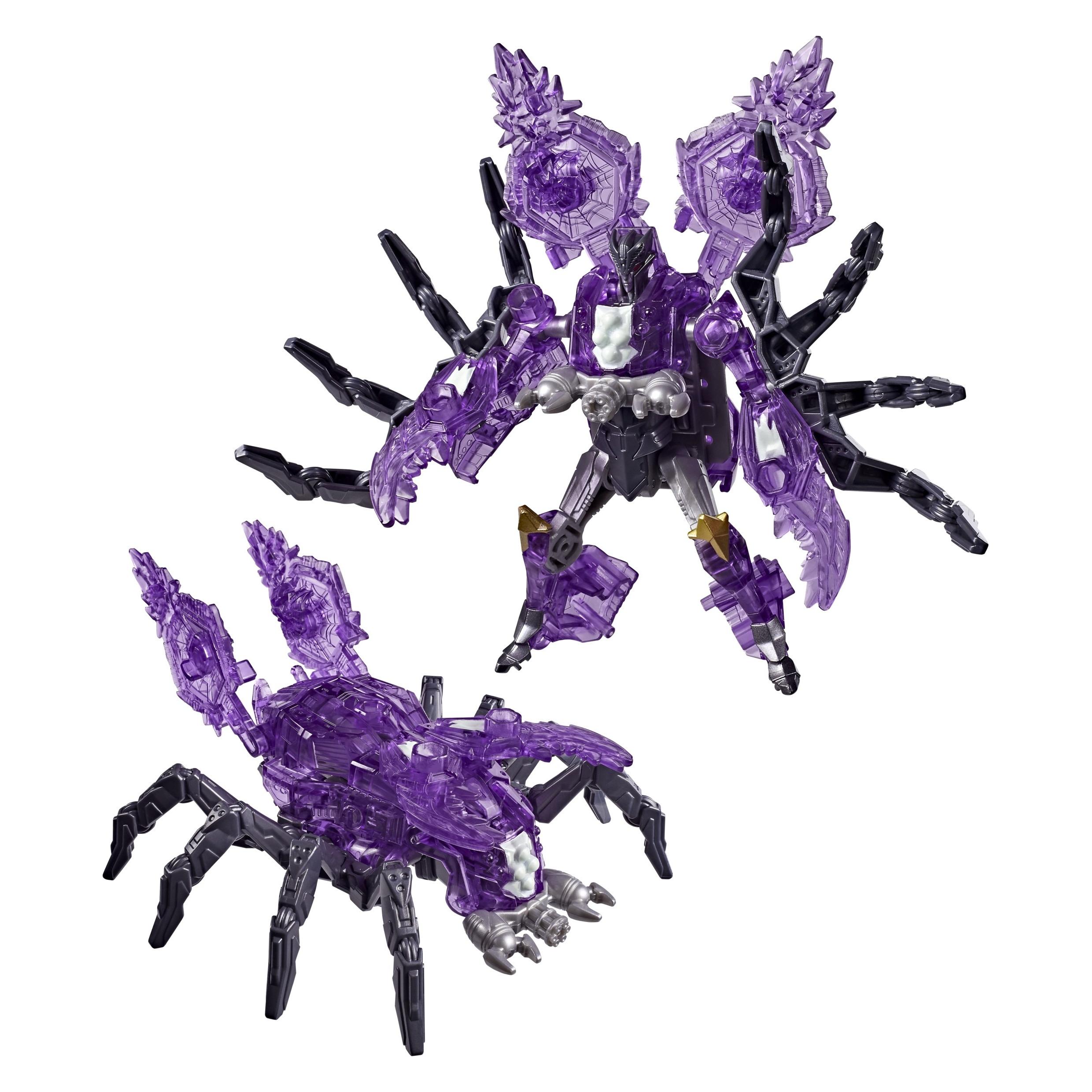 Hasbro Transformers CYBERWORLD Energon Surge Airachnid Cyber Changers mit Panzerung (G21665L00)