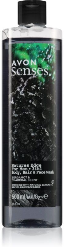 Avon Senses Natures Edge 2-in-1 shower gel and shampoo M 500 ml