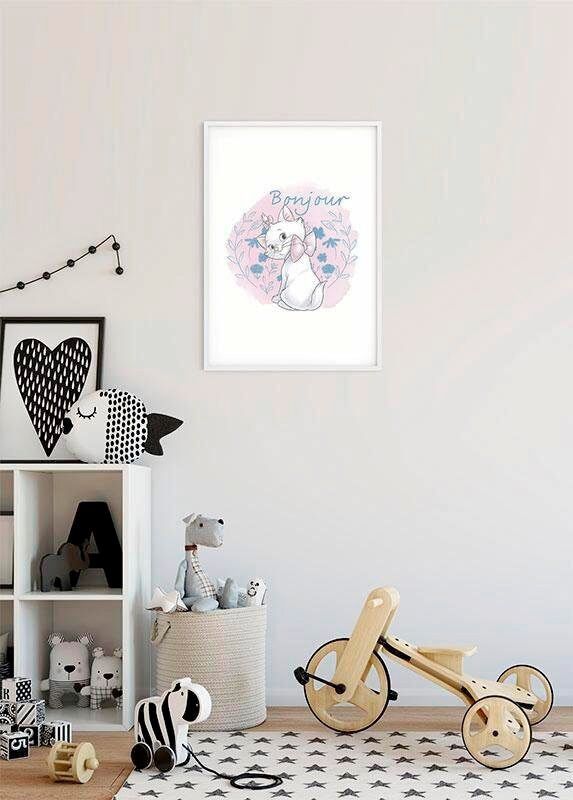 Bild KOMAR "Aristocats Marie", bunt (farbe bild(er): bunt), B:40cm H:50cm, Holz, Papier, Bilder, Bild, Wandbild zur Dekoration im Kinderzimmer - ohne Rahmen farbe bild(er): bunt B/H/T: 40cm x 50cm, Disney, 1 Stk.