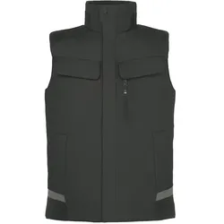 Softshell Arbeitsweste "HAUKE" - M - schwarz