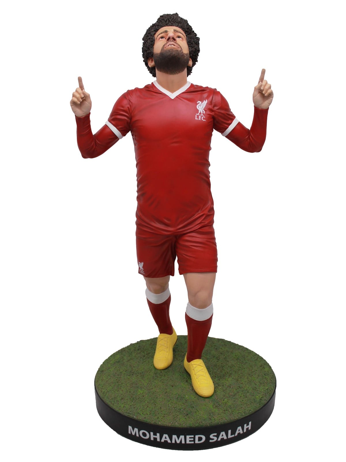 Footballs Finest - MOHAMED SALAH - OFFICIAL LIVERPOOL FC - FOOTBALL'S FINEST 60CM RESIN STATUE - Figur